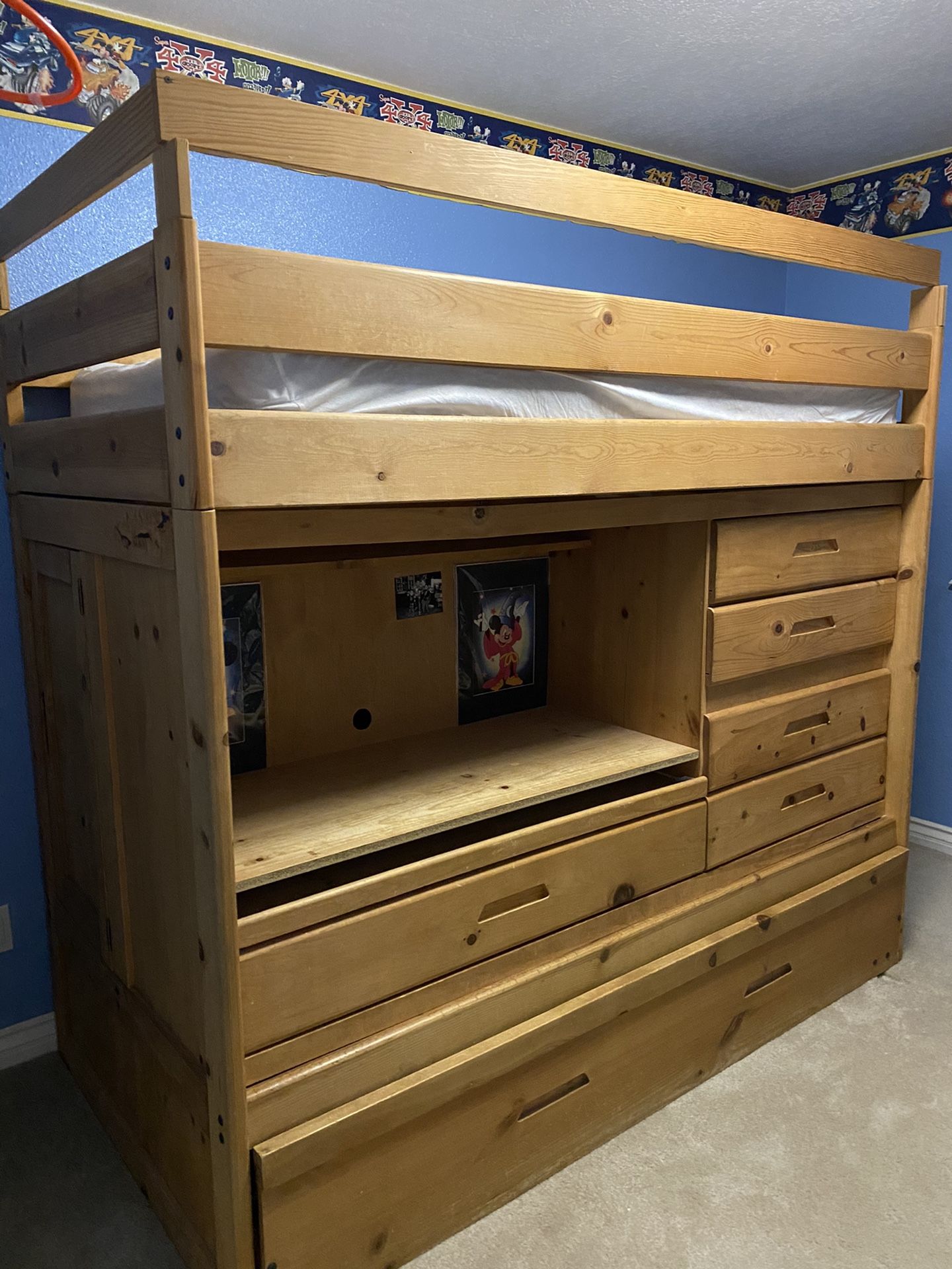 Wood Trundle for kids in excellent condition for $550OBO!!!