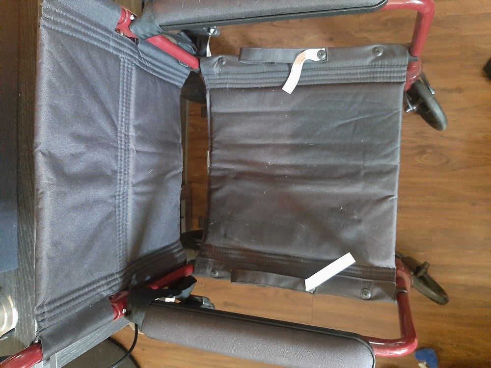 Medline Foldable Transport Wheelchair.