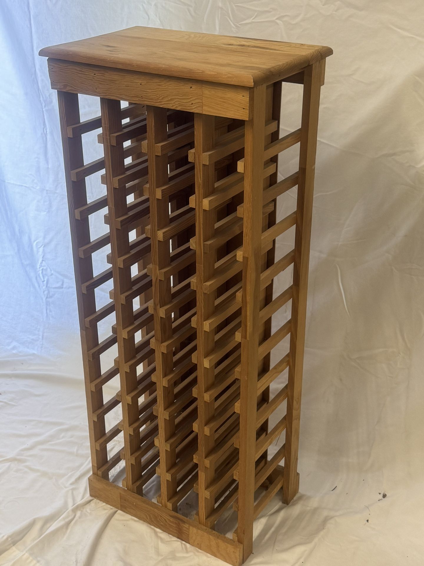 Wood Wine Rack (44 Bottles)