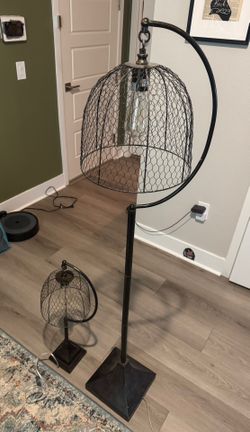 Farmhouse Rustic Lamp Set
