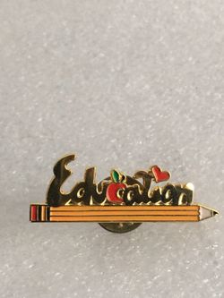 Education Pin brooch