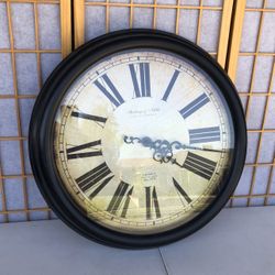 Large Beautiful 24” Dia Wall Clock