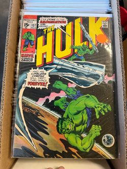 Incredible Hulk 137 Marvel comic book