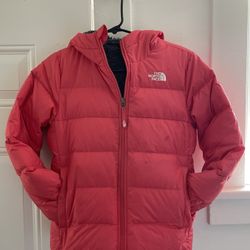 Jacket North Face, Color Pink,Size 10/12 Kids