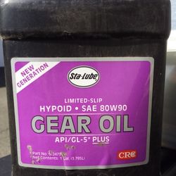 1-gallon CRC Sta-Lube API/GL-5 Plus New Generation Limited Slip Gear Oil 80W-90