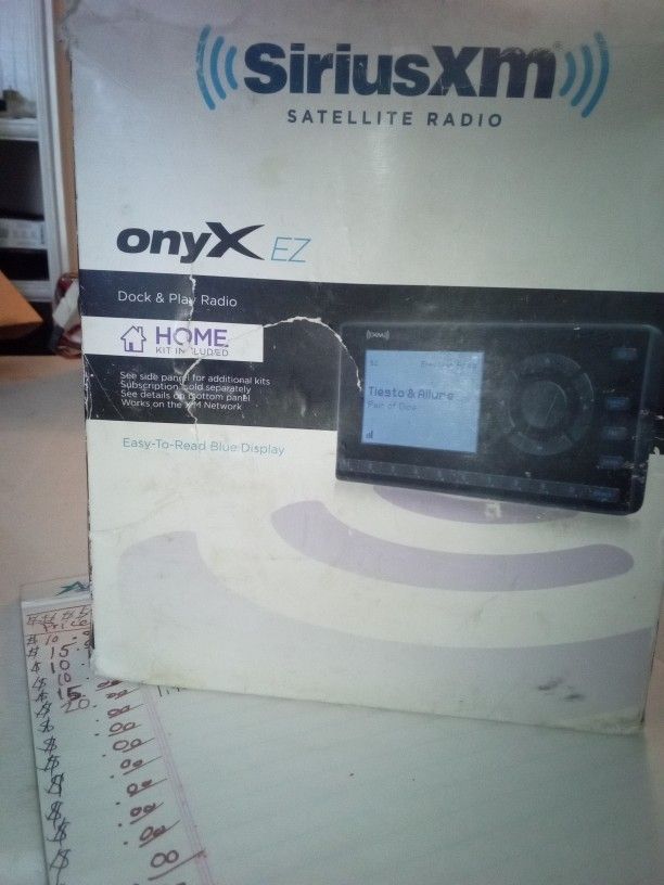 Sirius XM Onyx EaZ SATELLITE RADIO