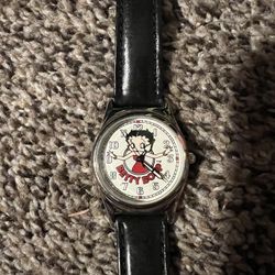 Vintage 1994 Betty Boop Fossil Watch -Needs Battery!