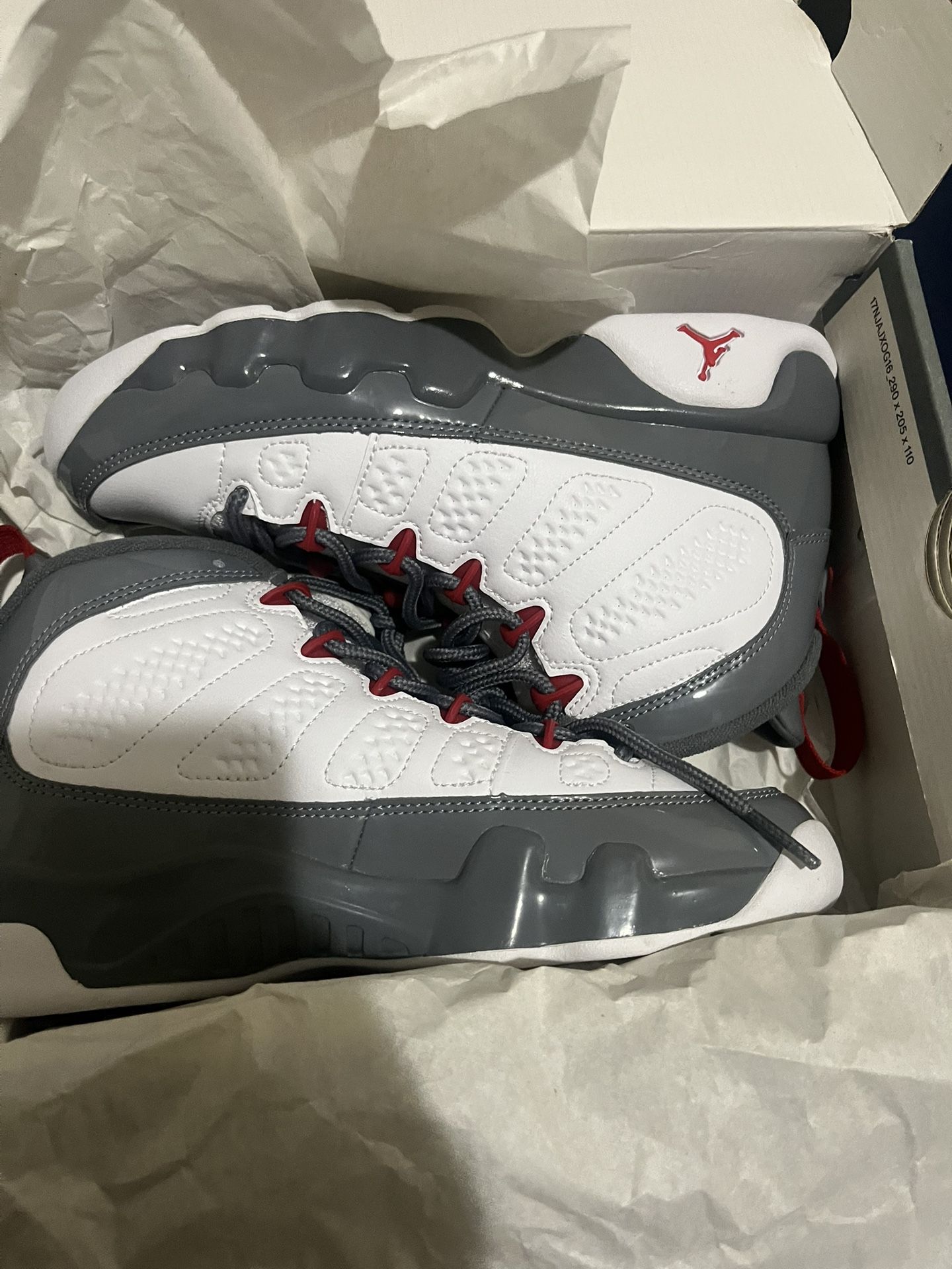 Size 5 (GS) - Jordan 9 Retro Mid Fire Red