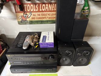 RCA Receiver, Toshiba DVD Changer, Speakers & More