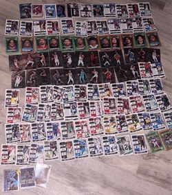 basket ball and football cards