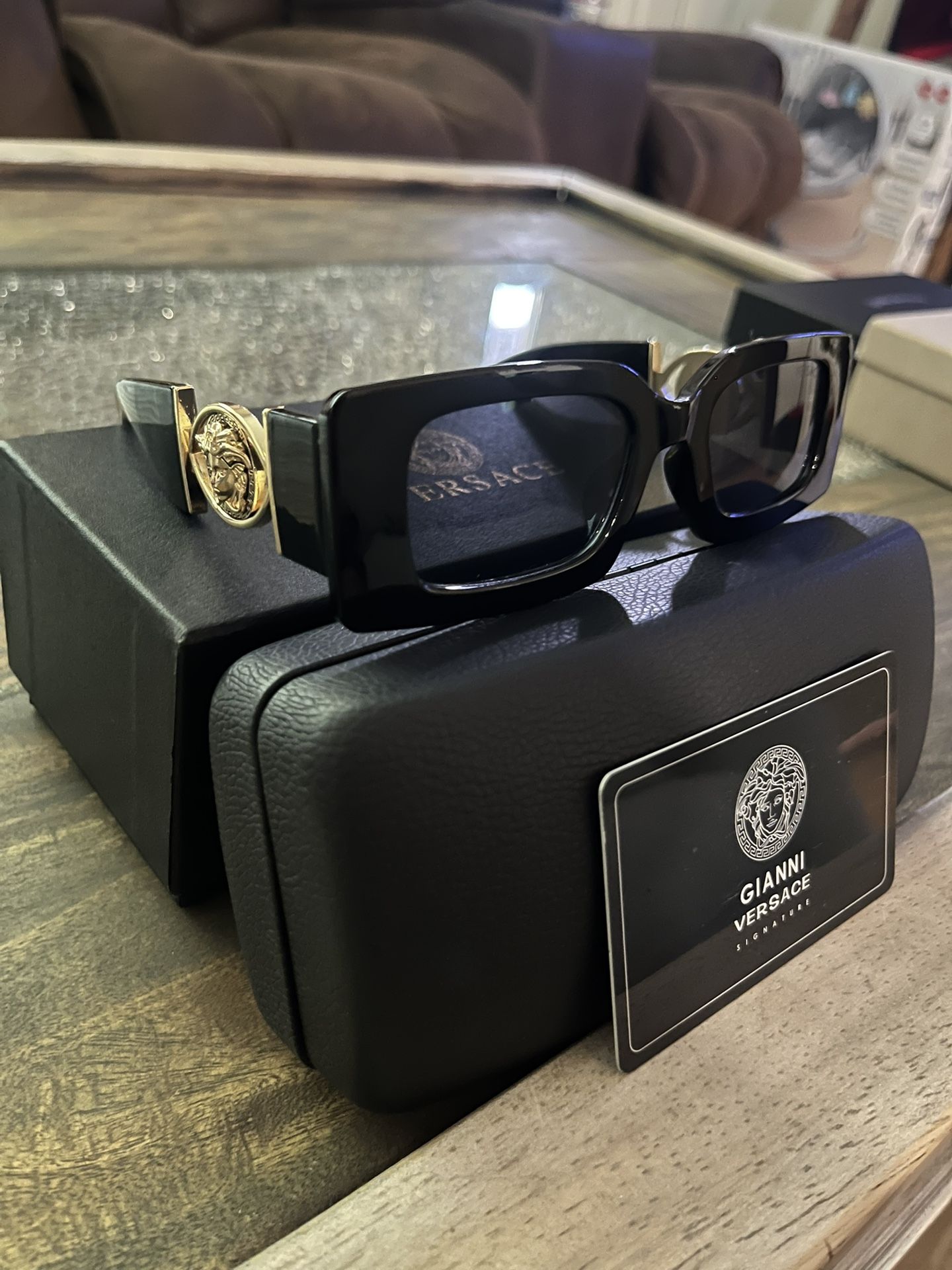 Versace Black Sunglasses
