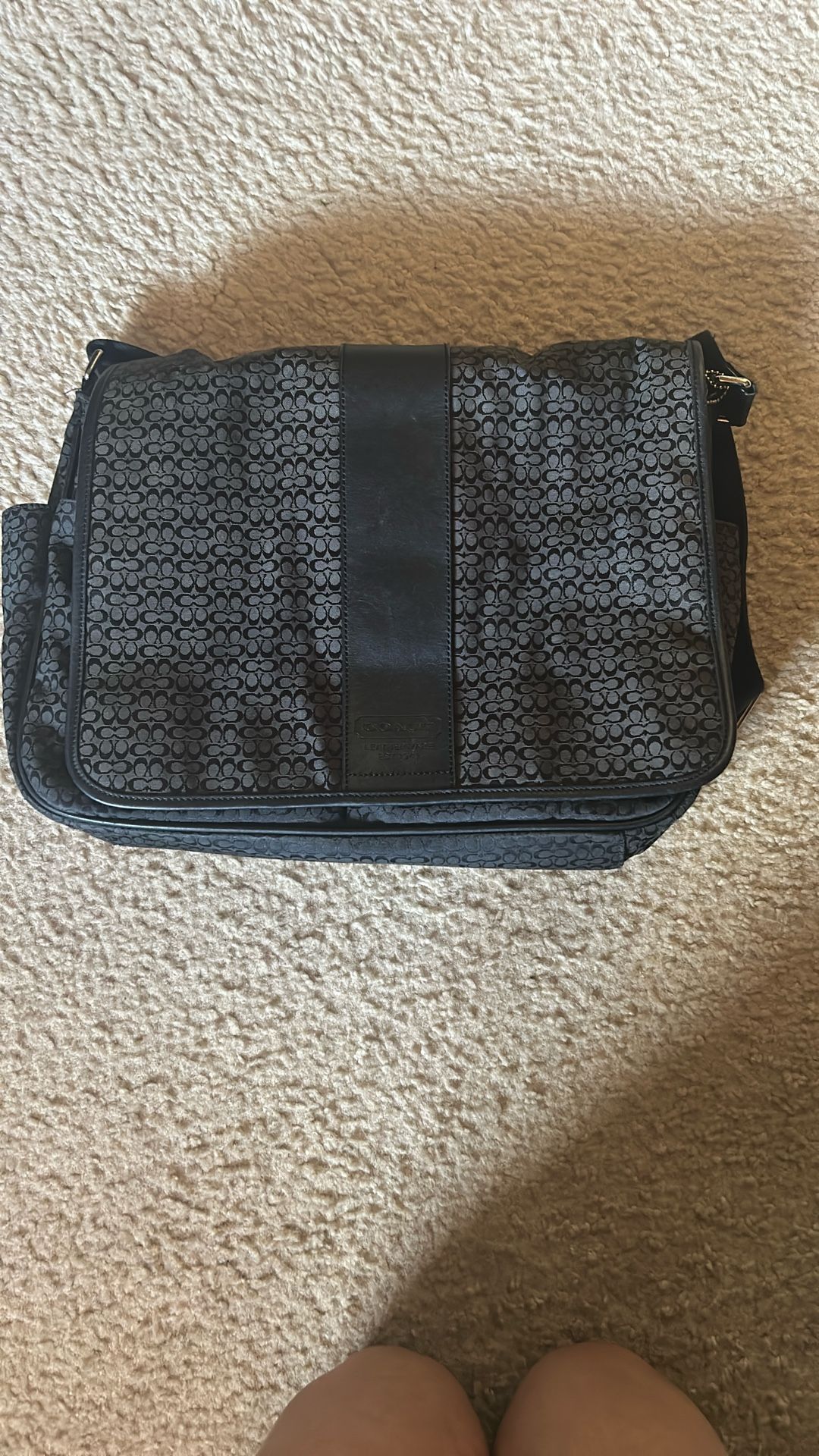 Coach Signature diaper Bag