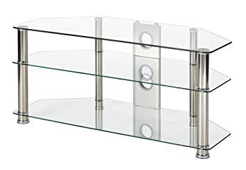 Glass TV stand