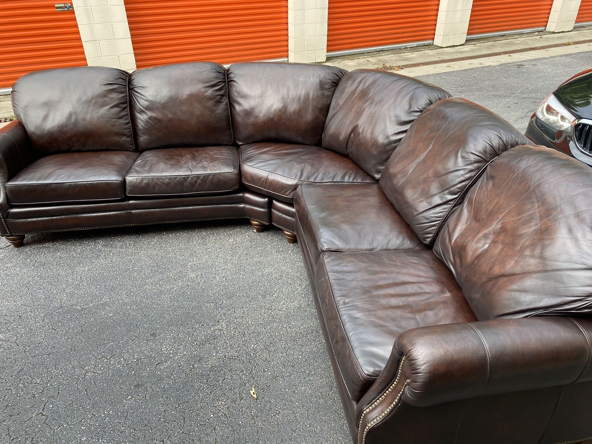 Drexel Heritage Leather Sectional