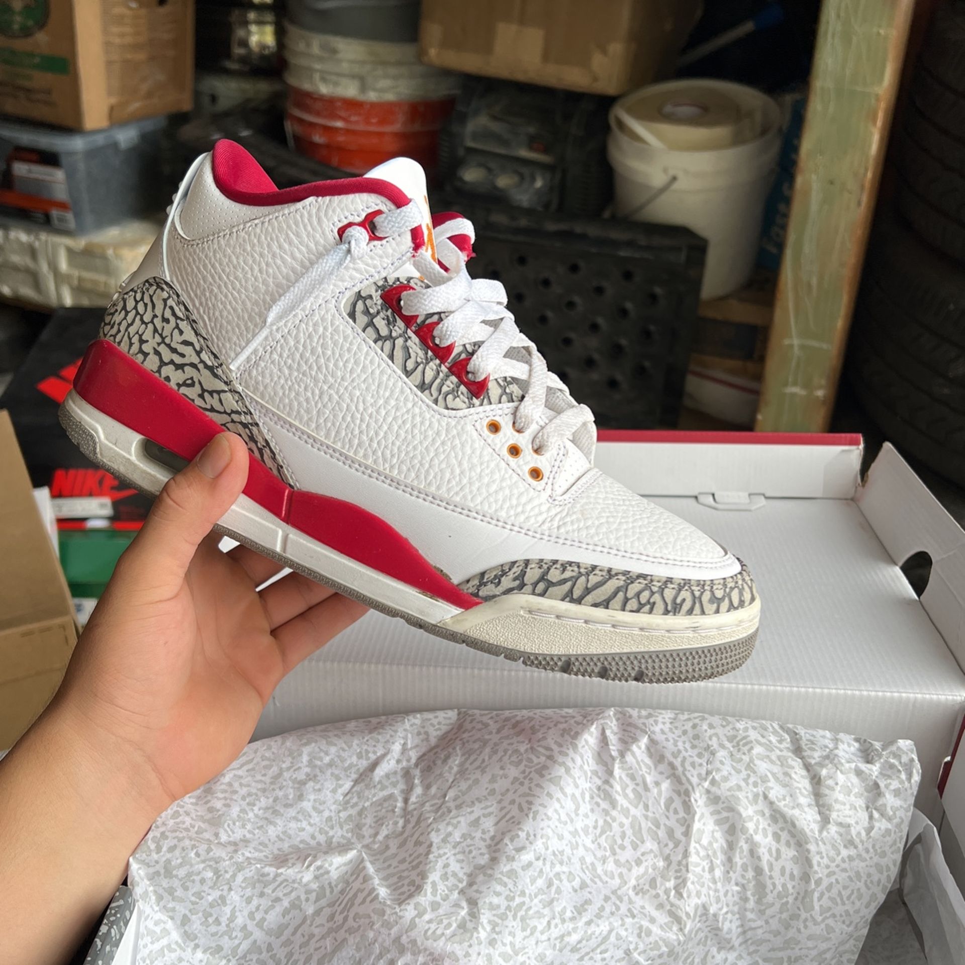 Jordan 3 Cardinal Red