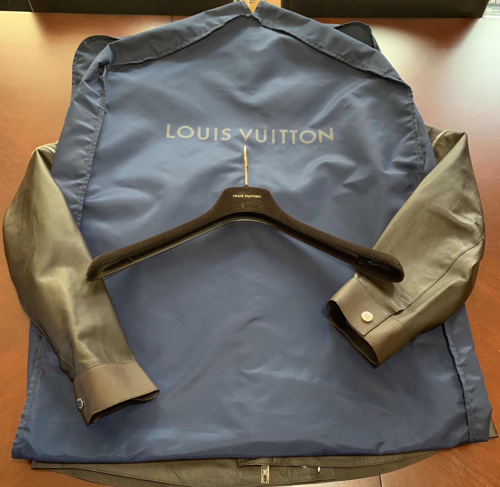 Louis Vuitton Leather Jacket. Mens Louis Vuitton Size 58 or XXL/XXXL.