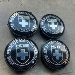 HRE Car Wheel Center Cap Set of 4 Center Hub Cap Cover Diameter 60mm Wheel