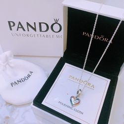 Pandora Vintage Heart Necklace