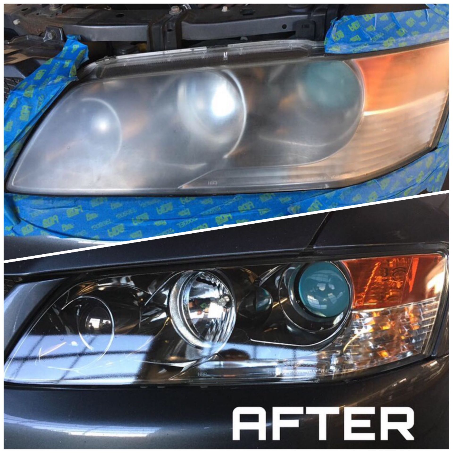 Headlights restoration