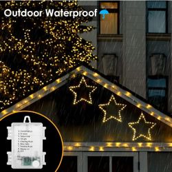 Christmas Window  Star Lights (Battery Operated)