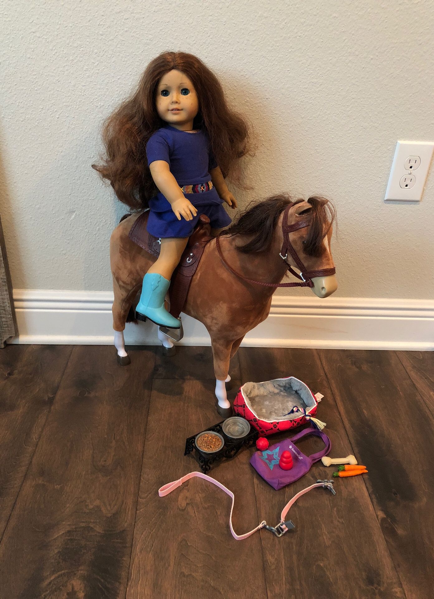 American girl doll, Sage with horse