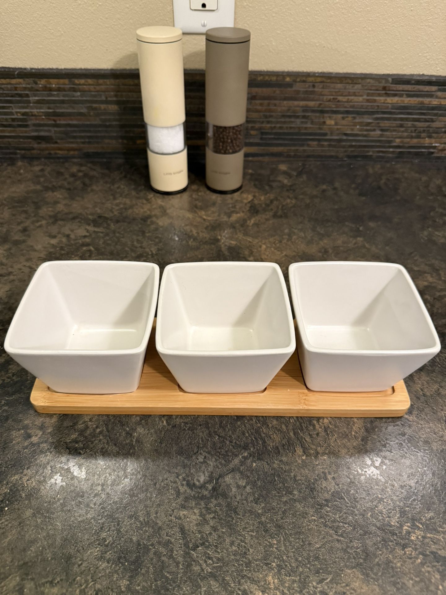 Tray With Three Small Dishes