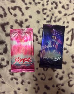 Collectible McDonald’s Huntrx & Saja Boys Cards