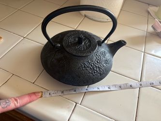Cast iron tea pot
