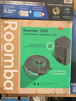 iRobot Roomba 1020 Robot Vacuum and Mop with 75 days of Self-Emptying Brand New In Box