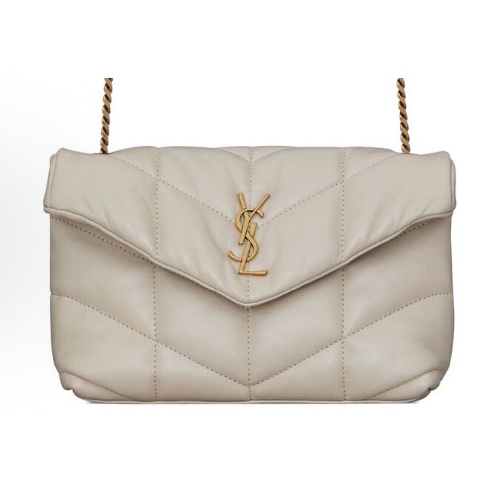 SAINT LAURENT YSL LouLou Puffer Gold Logo(29)61