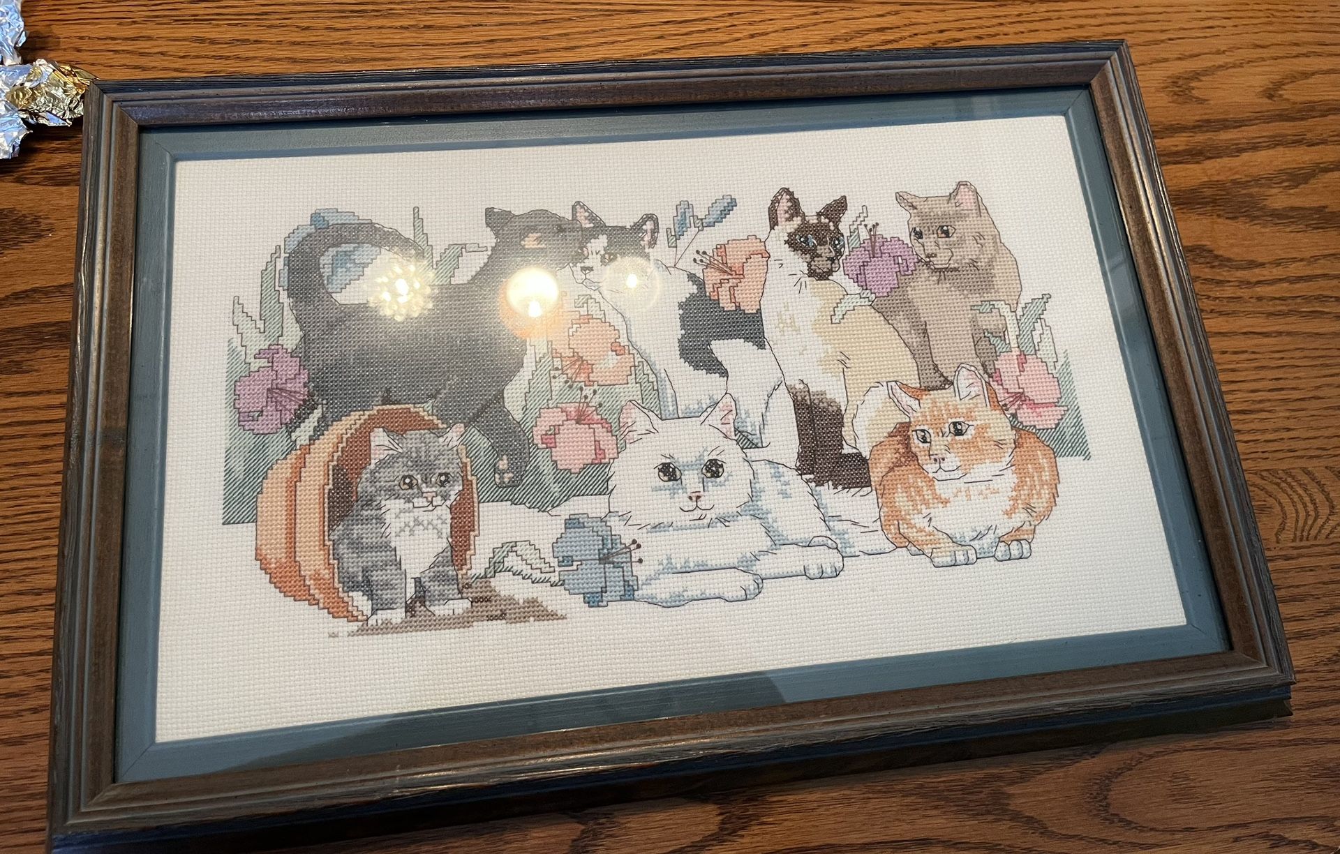 Vintage Cats Cross Stitch 