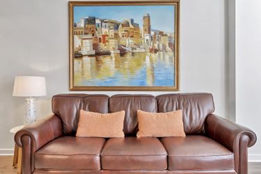 Italian Leather Couch