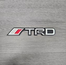 BRAND NEW 1PCS 3D Aluminum TRD Car Front/Rear Badge Fender Body Emblem Decal Sticker
