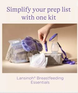Lansinoh Breastfeeding Essentials Kit for Nursing Moms