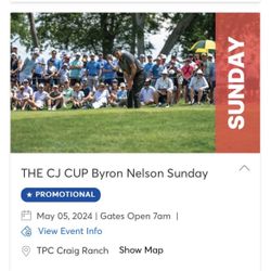 The CJ CUP Byron Nelson Sunday 