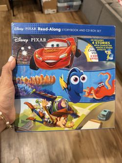 Disney Pixar Read-Along Storybook CD Box Set 4 Books