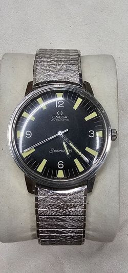 1966 omega seamaster rare military dial automatic