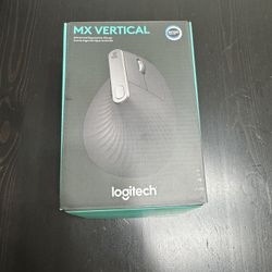 Logitech MX Vertical Ergonomic Mouse Gray Wireless Bluetooth