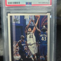 Tim Duncan rc card.