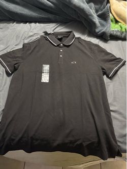 Brand new Armani exchange polo-black