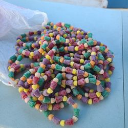 Fake candy gum drops garland for christmas tree