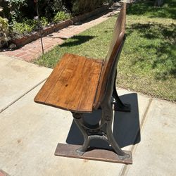 Antique school desk chair