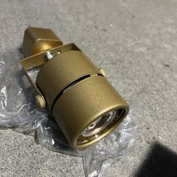 Set of 12 Brass Colored Track Lights 
