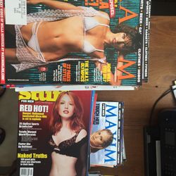 Maxim, FHM, Stuff, Details magazines