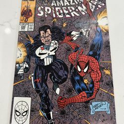 Amazing Spider-Man #330 (1990) Spider-Man vs Punisher Marvel FN+   Crease on the Bottom of the whole book.