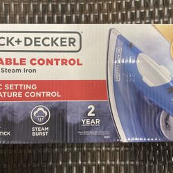 BLACK & DECKER Variable Control Compact Steam Iron