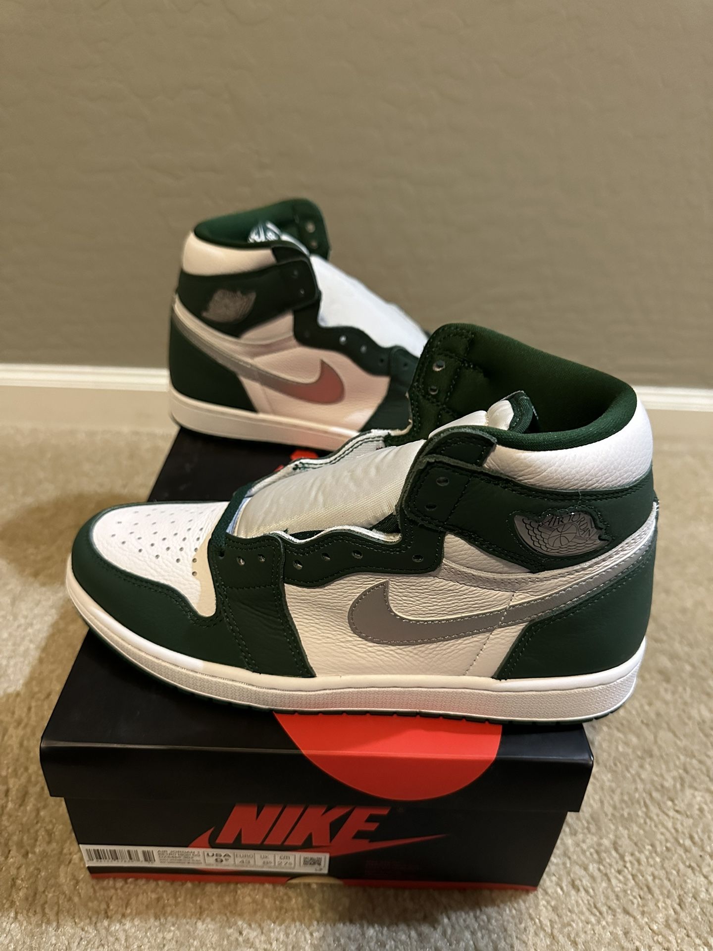 Brand New Jordan 1 Retro High OG Gorge Green Men’s Size 9.5