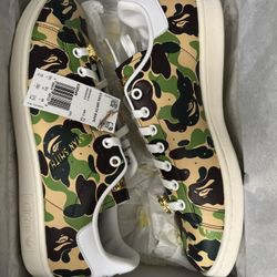 Adidas x Bape Stan Smith shoes size 10