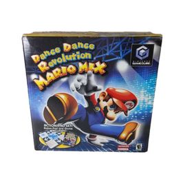 Gamecube Dance Dance Revolution Mario Mix NFR w Box + GC Game Disc - Sealed