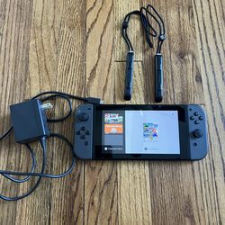 Nintendo Switch Console Gray HAC-001 32GB TESTED